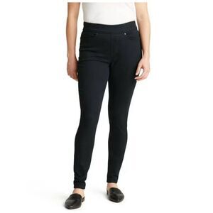 SIGNATURE BY LEVI STRAUSS BLACK SKINNY PULL ON JEANS SZ.12 EUC.
